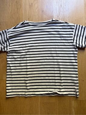 Muji   cotton terry  sailor tee